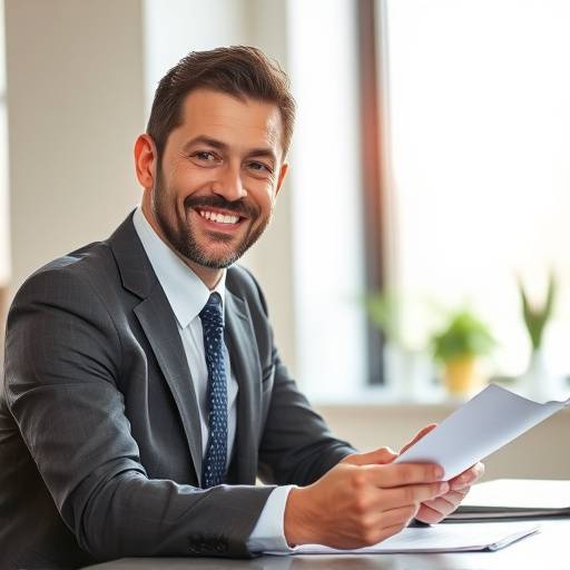 Image representing the course content, a person confidently negotiating a salary